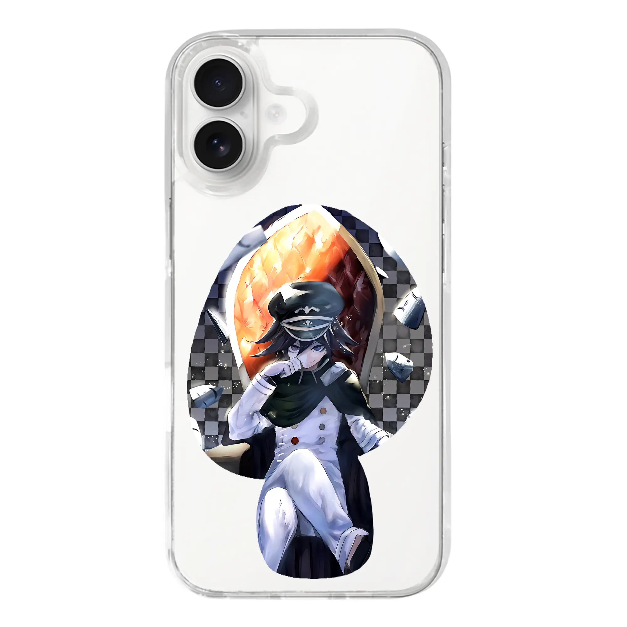 ダンガンロンパ グッズ,王馬小吉 - iPhone 17シリーズ 透明スマホケース – 薄型・耐衝撃・精密フィット保護カバー